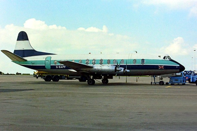 Photo of GB Airways Viscount G-BAPF c/n 338 March 1988