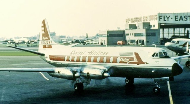 Photo of Capital Airlines (USA) Viscount N7444