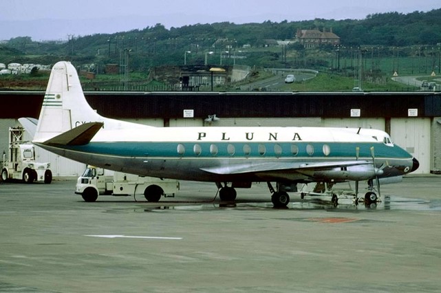 Photo of Primeras Lineas Uruguayas de Navegacion Aerea (PLUNA) Viscount CX-AQN c/n 321 May 1972