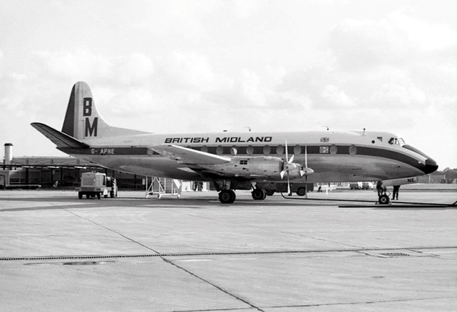 Photo of British Midland Airways (BMA) Viscount G-APNE c/n 403