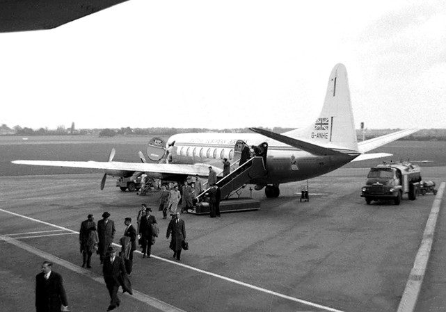 Photo of British European Airways Corporation (BEA) Viscount G-ANHE c/n 65 November 1957