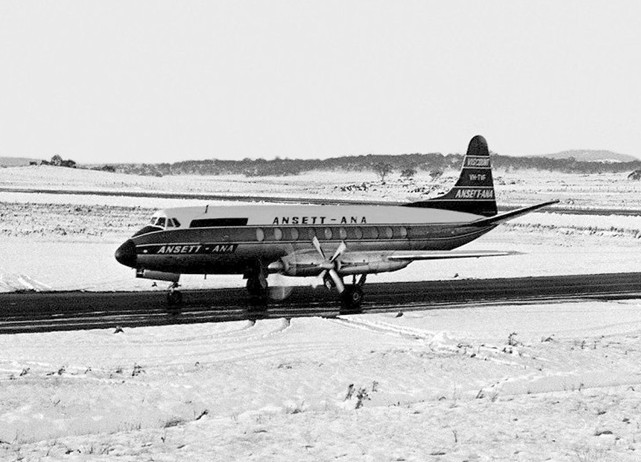 Photo of ANSETT-ANA Viscount VH-TVF c/n 49 June 1966