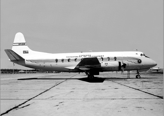 Photo of Canadian Department of Transport Viscount CF-GXK