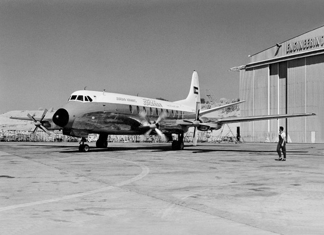 Photo of Jordan Airways Viscount JY-ACI c/n 240 October 1961