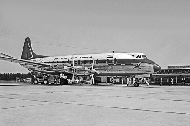 Photo of South African Airways (SAA) Viscount ZS-CDT c/n 346 June 1968