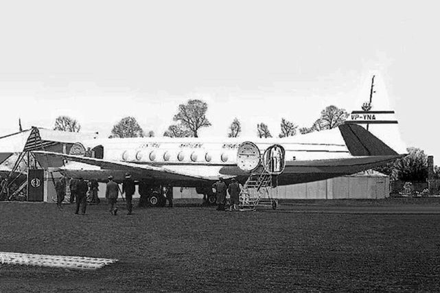 Photo of Central African Airways Corporation (CAA) Viscount VP-YNA c/n 98 April 1956