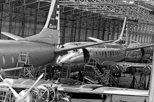 Photo of Capital Airlines (USA) Viscount N7406 c/n 104 August 1955