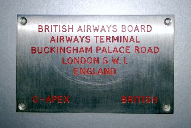 Photo of British Airways (BA) Viscount G-APEX c/n 381 February 1981