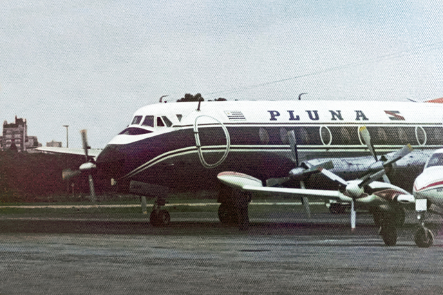 Photo of Primeras Lineas Uruguayas de Navegacion Aerea (PLUNA) Viscount CX-AQO c/n 322