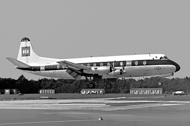 Photo of British European Airways Corporation (BEA) Viscount G-AOYN c/n 263 June 1962
