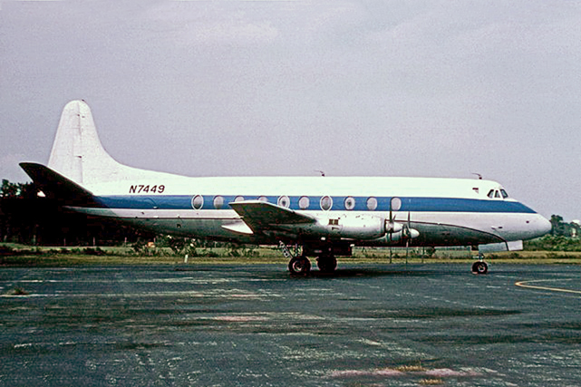 Photo of Viscount International Corporation Viscount N7449 c/n 205 July 1970