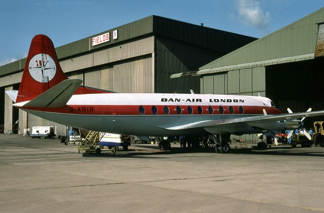 Photo of Dan-Air London Viscount G-ARIR c/n 36 June 1977