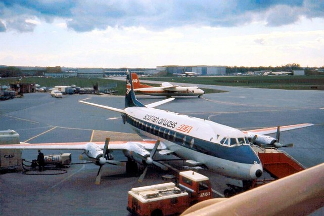 Photo of British European Airways Corporation (BEA) Viscount G-AOJE c/n 154 May 1972