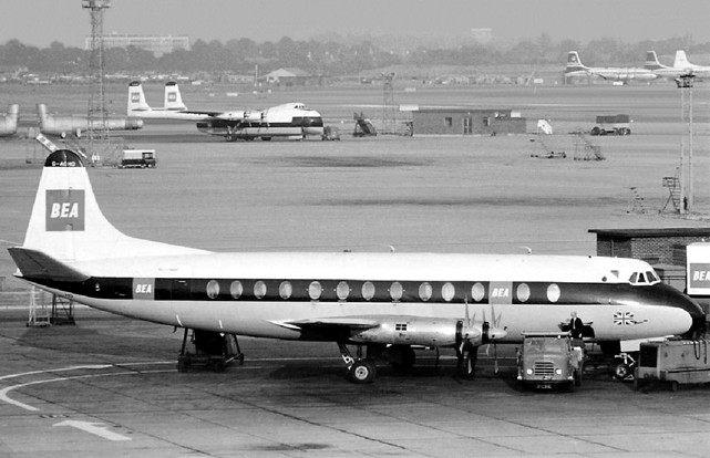 Photo of British European Airways Corporation (BEA) Viscount G-AOHO c/n 164 October 1964