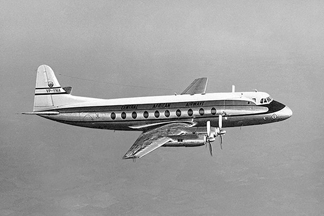 Photo of Central African Airways Corporation (CAA) Viscount VP-YNA c/n 98 April 1956