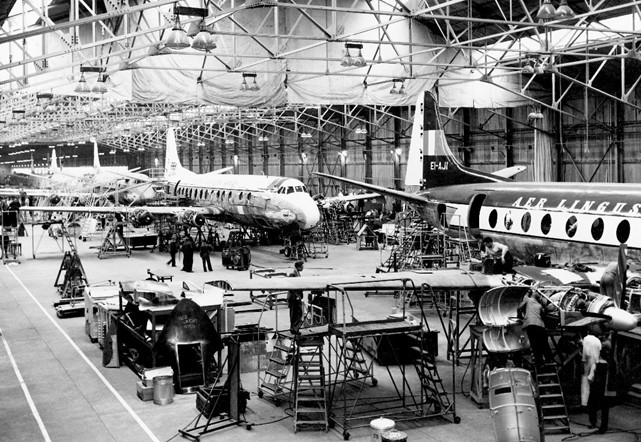 Photo of British European Airways Corporation (BEA) Viscount G-AOHR c/n 166 April 1957