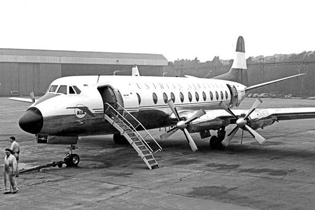 Photo of Austrian Airlines (AUA) Viscount OE-LAF