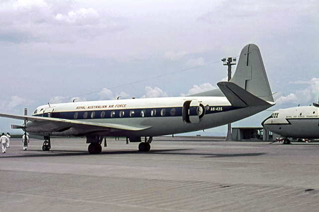 Photo of Royal Australian Air Force (RAAF) Viscount A6-435 c/n 435 January 1966