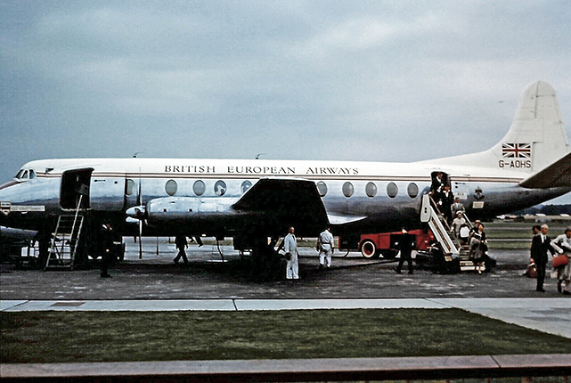 Photo of British European Airways Corporation (BEA) Viscount G-AOHS c/n 167 June 1959
