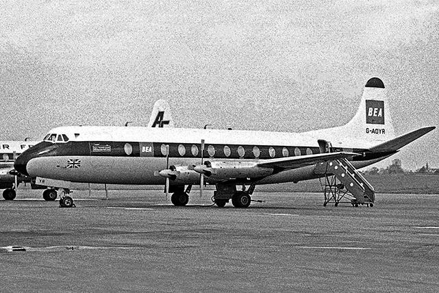 Photo of British European Airways Corporation (BEA) Viscount G-AOYR c/n 266