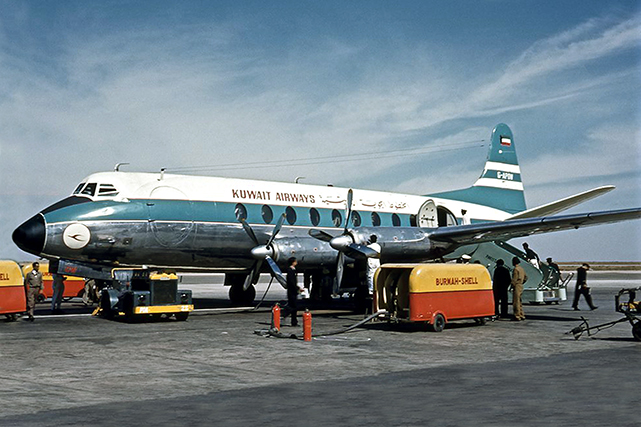 Photo of Kuwait Airways Viscount G-APOW c/n 72