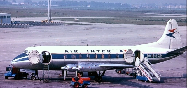 Photo of Air Inter (Lignes Aériennes Intérieures) Viscount F-BGNR c/n 35