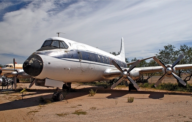 Viscount c/n 40 N22SN ex. CF-TGI at the Pima Air and Space Museum