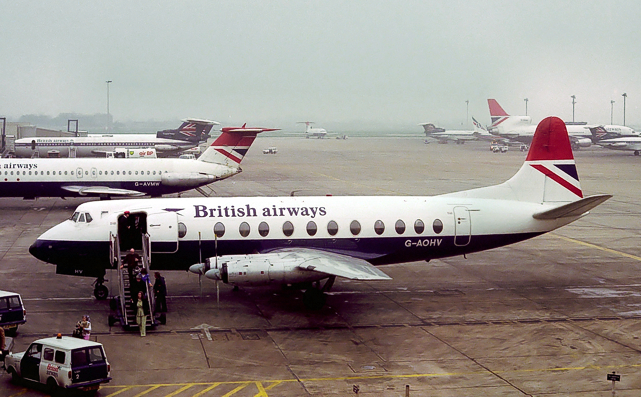 Photo of British Airways (BA) Viscount G-AOHV