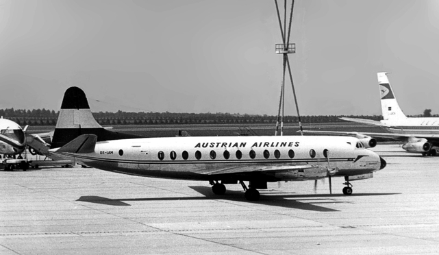 Photo of Austrian Airlines (AUA) Viscount OE-LAM c/n 442