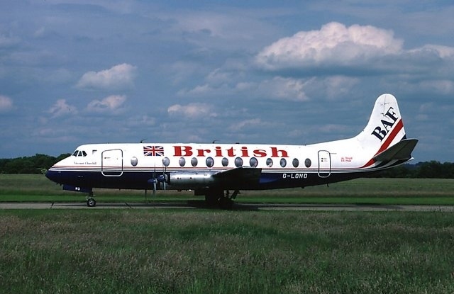 Photo of British Air Ferries (BAF) Viscount G-LOND c/n 257