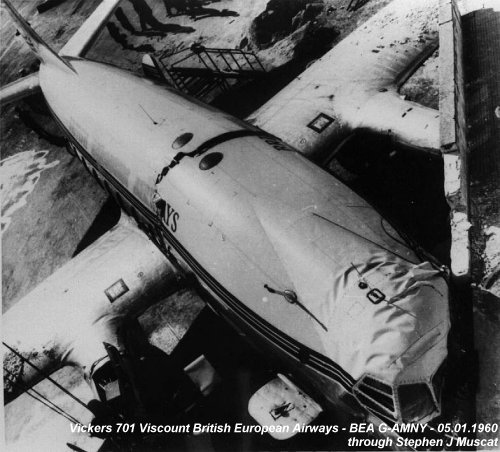 Photo of British European Airways Corporation (BEA) Viscount G-AMNY c/n 6