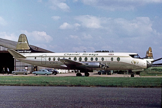 Photo of Channel Airways Viscount G-AVJL