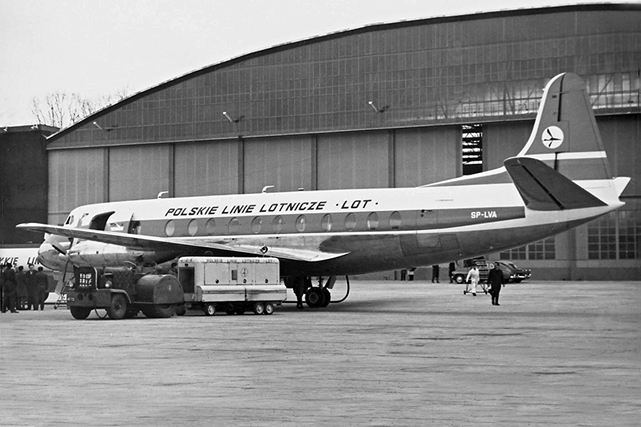 Photo of Polskie Linie Lotnicze (LOT) Viscount SP-LVA c/n 249 July 1963