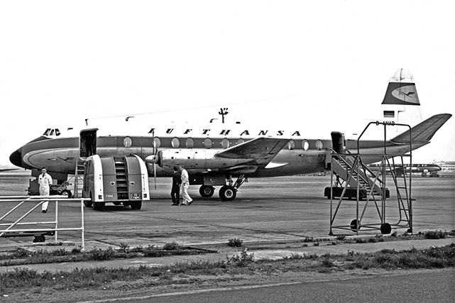 Photo of Deutsche Lufthansa AG Viscount D-ANAB c/n 369 June 1965