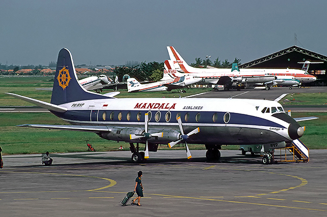 Photo of Viscount PK-RVP c/n 414
