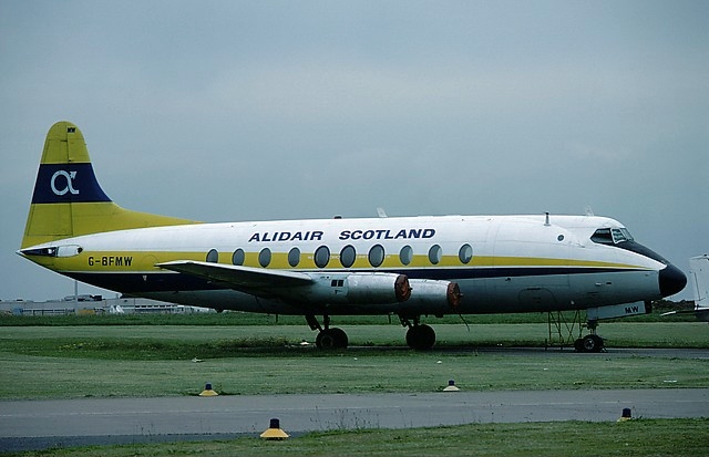 Photo of Inter City Airlines Viscount G-BFMW c/n 67 May 1982