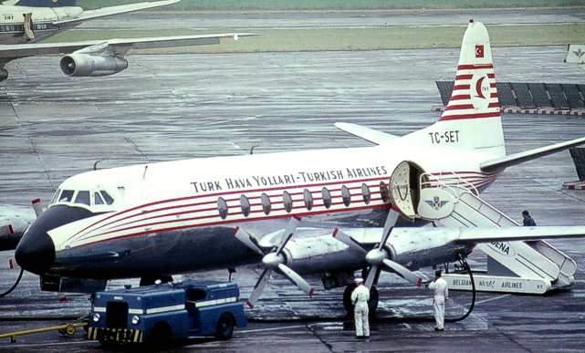 Photo of Türk Hava Yollari - Turkish Airlines (THY) Viscount TC-SET c/n 432 June 1967