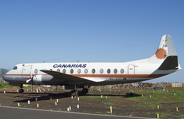 Photo of Lineas Aereas Canarias (LAC) Viscount EC-DXU c/n 264 November 2003