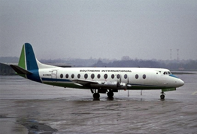 Photo of Southern International Air Transport Ltd Viscount G-CSZA c/n 282 April 1979