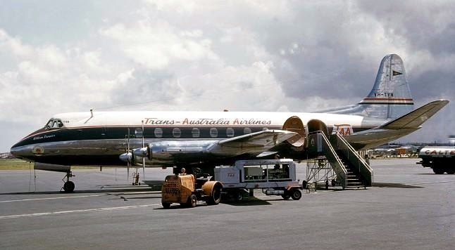 Photo of Trans-Australia Airlines (TAA) Viscount VH-TVN c/n 374 September 1958