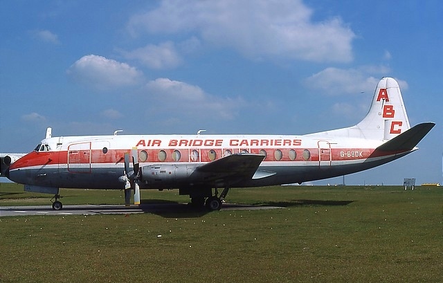 Photo of Air Bridge Carriers Ltd (ABC) Viscount G-BBDK c/n 291
