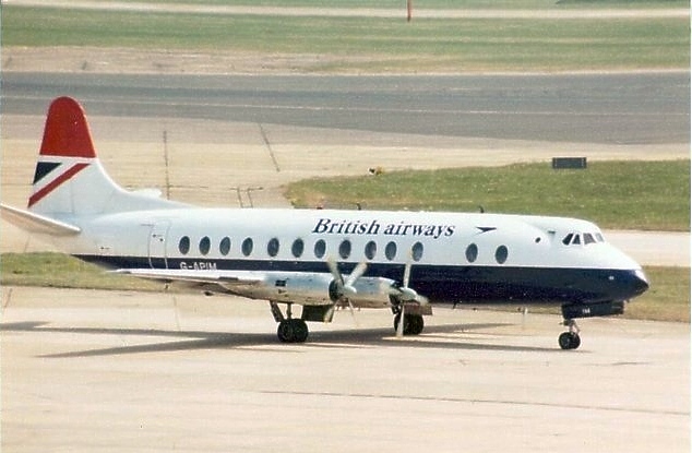 Photo of British Airways (BA) Viscount G-APIM c/n 412