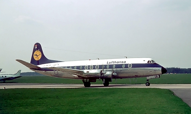 Photo of Deutsche Lufthansa AG Viscount D-ANUR c/n 342 May 1970