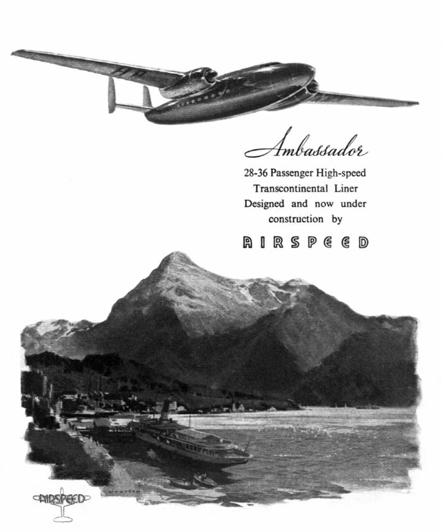 Airspeed Ambassador advert 28 November 1946