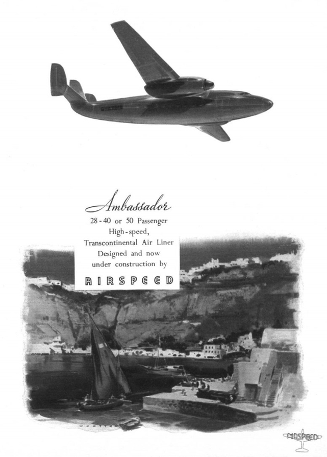 Airspeed Ambassador advert 21 November 1946