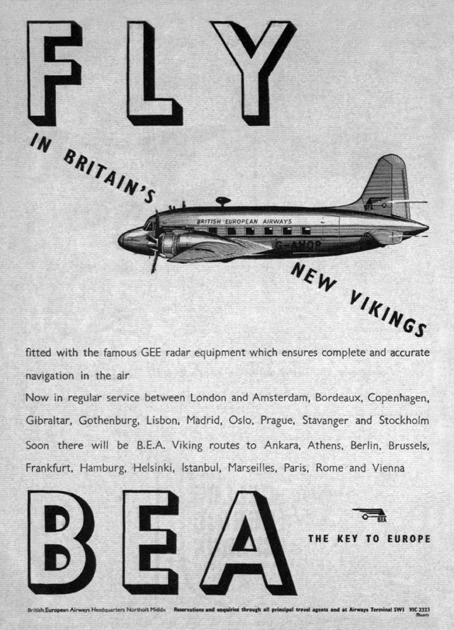 BEA advert 28 November 1946