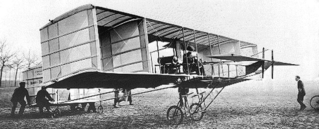 John Moore-Brabazon in a Voisin in 1909