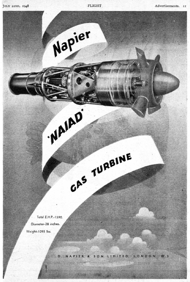 Napier Naiad advert