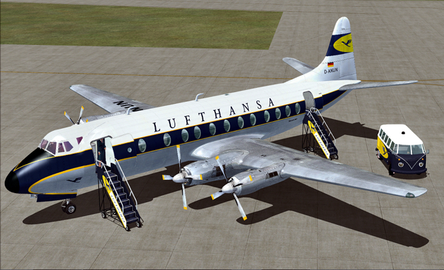 Lufthansa Simulator Viscount