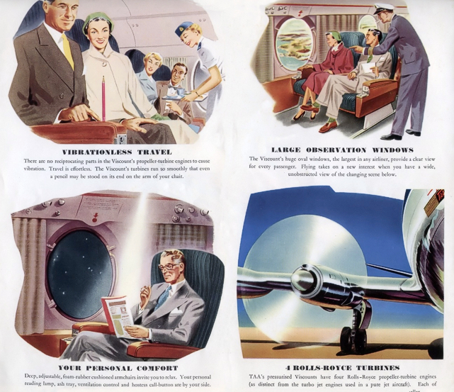 TAA - Trans Australia Airlines published this brochure in 1954 to anounce the arrival of Viscounts in Australia.....